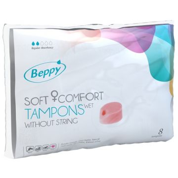 BEPPY SOFT & COMFORT WET TAMPONS 8 STUKS