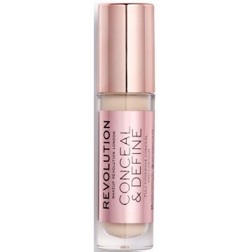 MAKEUP REVOLUTION CONCEAL &amp; DEFINE (MAKEUP REVOLUTION) CONCEAL &amp; DEFINE C1 CONCEALER KOKER 4 GRAM
