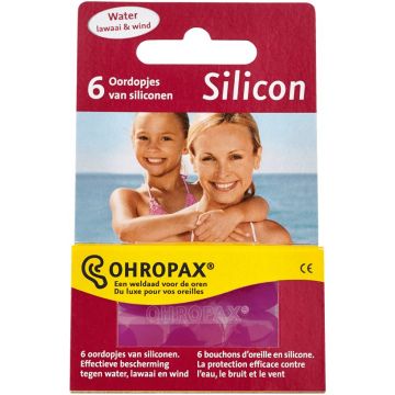 OHROPAX SILICONEN OORDOPJES 6 STUKS