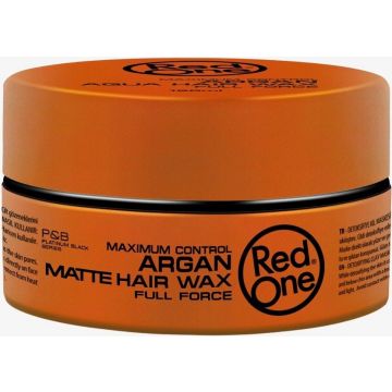RED ONE ARGAN MATTE HAIR WAX POT 150 ML