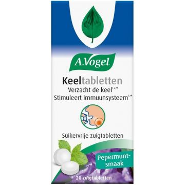 A. VOGEL KEELTABLETTEN DOOSJE 20 STUKS