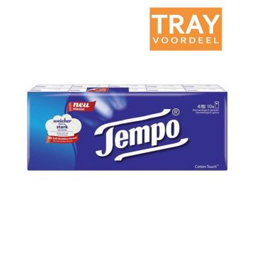 TEMPO ZAKDOEKJES TRAY 12 X 10 X 10 STUKS