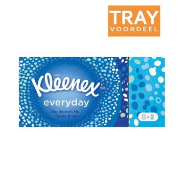KLEENEX EVERYDAY ZAKDOEKEN TRAY 18 X 8 X 9 STUKS