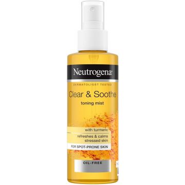 NEUTROGENA CLEAR & SOOTHE TONING MIST SPRAY 125 ML