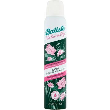 BATISTE NATURALLY BAMBOO FIBRE & GARDENIA DRY SHAMPOO DROOGSHAMPOO 200 ML