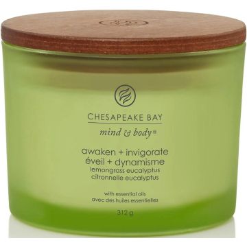 CHESAPEAKE AWAKEN + INVIGORATE LEMONGRASS EUCALYPTUS GEURKAARS 312 GRAM