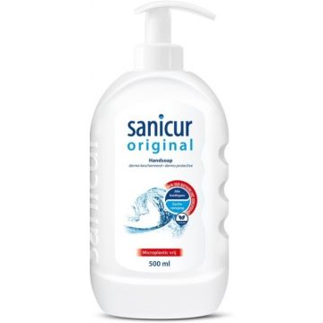 SANICUR ORIGINAL HAND SOAP HANDZEEP POMP 500 ML