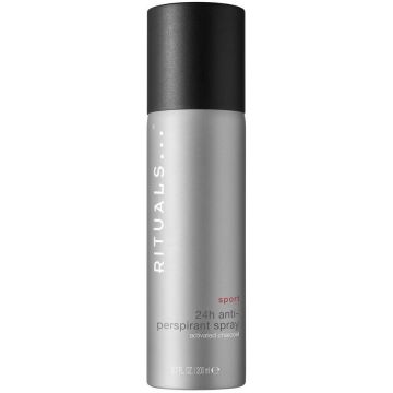 RITUALS SPORT ACTIVATED CHARCOAL 24H ANTI-PERSPIRANT DEODORANT SPRAY 200 ML