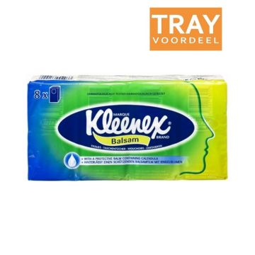 KLEENEX BALSAM ZAKDOEKEN TRAY 10 X 8 X 9 STUKS