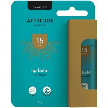 ATTITUDE COCONUT LIP BALM LIPPENBALSEM STICK 8,5 GRAM