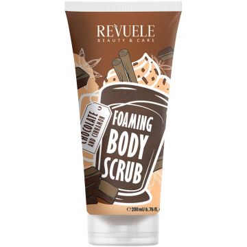 REVUELE CHOCOLADE AND CINNAMON FOAMING BODY SCRUB TUBE 200 ML