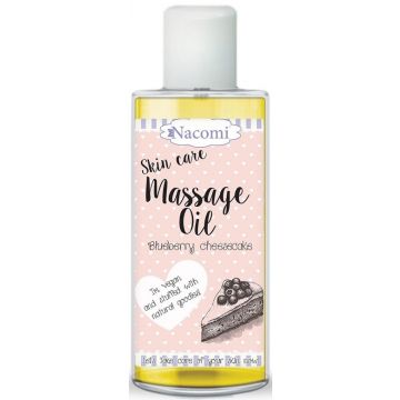 NACOMI SKIN CARE MASSAGE OIL BLUEBERRY CHEESECAKE MASSAGEOLIE FLACON 150 ML