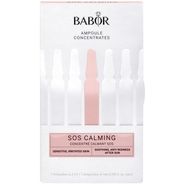 BABOR SOS CALMING AMPOULE CONCENTRATES GEZICHTSSERUM AMPULLEN DOOSJE 7 X 2 ML
