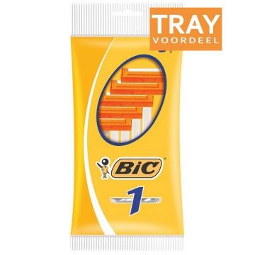 BIC WEGWERPMESJES TRAY 40 X 5 STUKS