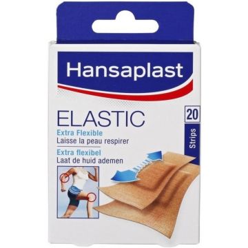 HANSAPLAST ELASTIC (HANSAPLAST) ELASTIC PLEISTERS DOOSJE 20 STUKS