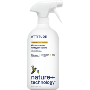 ATTITUDE NATURE+ TECHNOLOGY CITRUS ZEST KITCHEN CLEANER KEUKENREINIGER 800 ML
