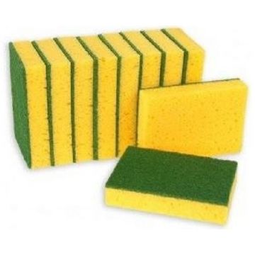 BETRA SCHUURSPONZEN GROOT PAK 10 STUKS