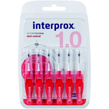 INTERPROX INTERPROXIMAL MINI CONICAL 2-4 MM TANDENRAGERS PAK 6 STUKS