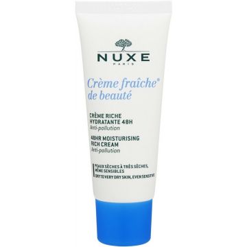 NUXE 48H MOISTURISING RICH CREAM FOR DRY SKIN GEZICHTSCREME TUBE 30 ML