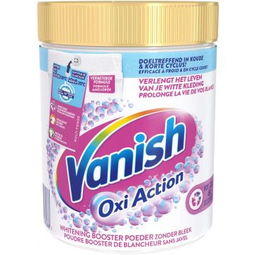 VANISH OXI ACTION WITTE WAS VLEKVERWIJDERAAR POT 940 GRAM