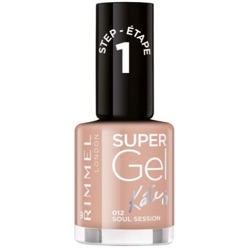 RIMMEL SUPER GEL BY KATE (RIMMEL) SUPER GEL BY KATE 012 SOUL SESSION NAGELLAK POTJE 12 ML