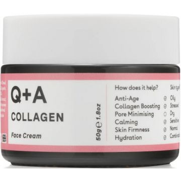 Q+A COLLAGEN FACE CREAM GEZICHTSCREME POT 50 GRAM