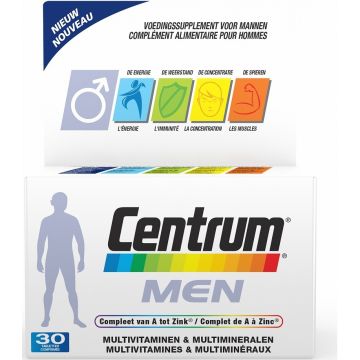 CENTRUM MEN ADVANCED TABLETTEN DOOSJE 30 STUKS