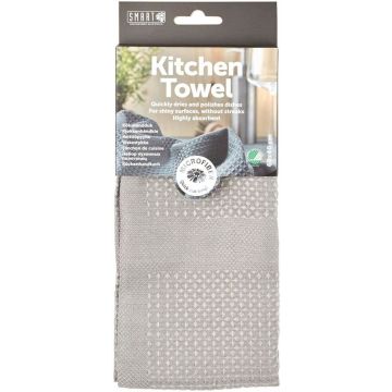 SMART MICROFIBER GRIJS KEUKENDOEK 1 STUK