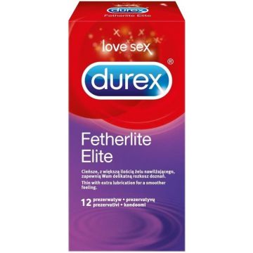 DUREX FEEL THIN EXTRA GLIJMIDDEL CONDOOMS 12 STUKS