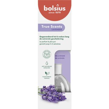 BOLSIUS TRUE SCENTS LAVENDER GEURSTOKJES 60 ML
