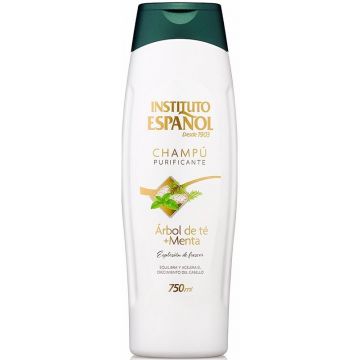 INSTITUTO ESPANOL CHAMPU PURIFICANTE ARBOL DE TE + MENTE SHAMPOO FLACON 750 ML