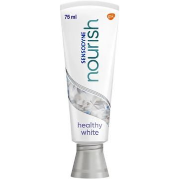 SENSODYNE NOURISH (SENSODYNE) NOURISH HEALTHY WHITE TANDPASTA TUBE 75 ML