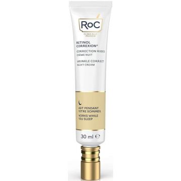 ROC RETINOL CORREXION (ROC) RETINOL CORREXION WRINKLE CORRECT NIGHT CREAM NACHTCREME TUBE 30 ML