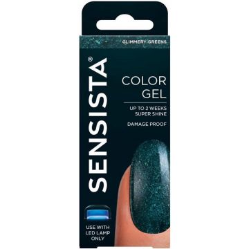 SENSISTA GLIMMERY GREENS COLOR GEL GELLAK NAGELLAK POTJE 7,5 ML