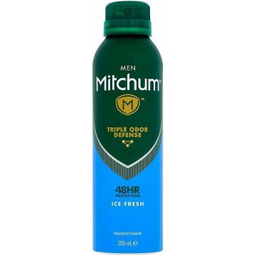 MITCHUM ICE FRESH MEN DEODORANT SPRAY SPUITBUS 200 ML