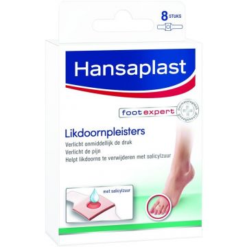 HANSAPLAST FOOT EXPERT (HANSAPLAST) FOOT EXPERT LIKDOORNPLEISTERS PAK 8 STUKS
