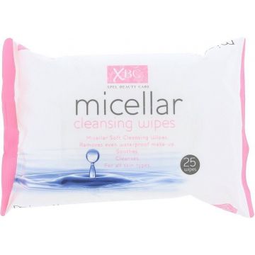 XPEL XBC MICELLAR CLEANSING WIPES REINIGINGSDOEKJES PAK 25 STUKS