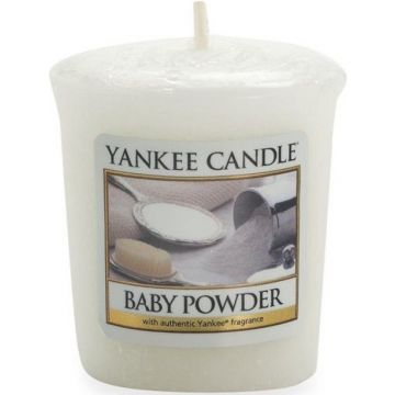 YANKEE CANDLE BABY POWDER GEURKAARS 49 GRAM