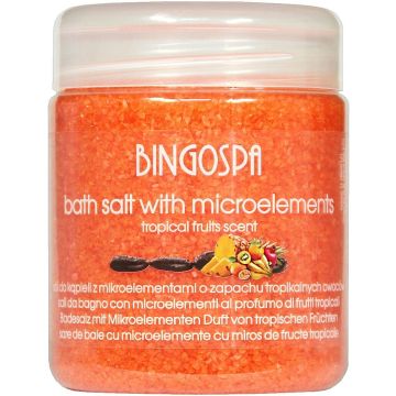 BINGO SPA TROPICAL FRUITS MICROELEMENTS BATH SALT BADZOUT 550 GRAM