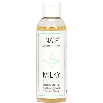 NAIF BABY & KIDS MILKY BATH OIL BADOLIE FLACON 100 ML