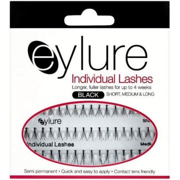 EYLURE INDIVIDUAL LASHES BLACK NEPWIMPERS DOOSJE 1 PAAR
