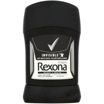 REXONA MEN INVISIBLE BLACK & WHITE MEN (REXONA) INVISIBLE BLACK + WHITE DEO STICK 50 ML