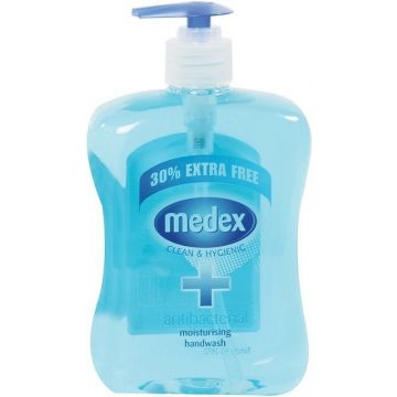 XPEL MEDEX (XPEL) MEDEX CLEAN & HYGIENIC ANTIBACTERIAL MOISTURISING HANDWASH VLOEIBARE ZEEP 650 ML