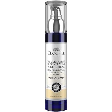 CLOCHEE REJUVENATING REGENERATING NIGHT CREAM NACHTCREME POMP 50 ML