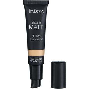 ISADORA NATURAL MATT OIL FREE FOUNDATION 12 MATT SAND TUBE 35 ML