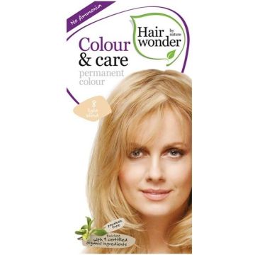HAIR WONDER COLOUR & CARE PERMANENT COLOUR (HAIR WONDER) COLOUR & CARE PERMANENT COLOUR 8 LIGHT BLOND HAARVERF 100 ML