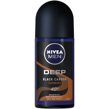 NIVEA MEN DEEP BLACK CARBON ESPRESSO (NIVEA) DEEP BLACK CARBON ESPRESSO DEO ROLLER 50 ML