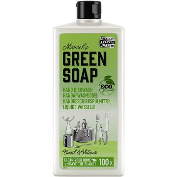 MARCEL'S GREEN SOAP BASIL & VETIVER HAND DISHWASH AFWASMIDDEL FLACON 500 ML