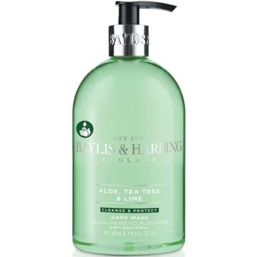 BAYLIS & HARDING ALOE, TEA TREE & LIME HAND WASH HANDZEEP POMP 500 ML
