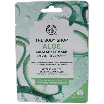 THE BODY SHOP ALOE CALM SHEET MASK GEZICHTSMASKER 1 STUK